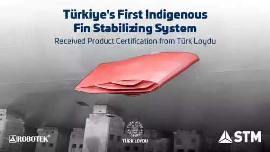 Türkiye’s First Indigenous Fin Stabilizing System Receives Product Certification